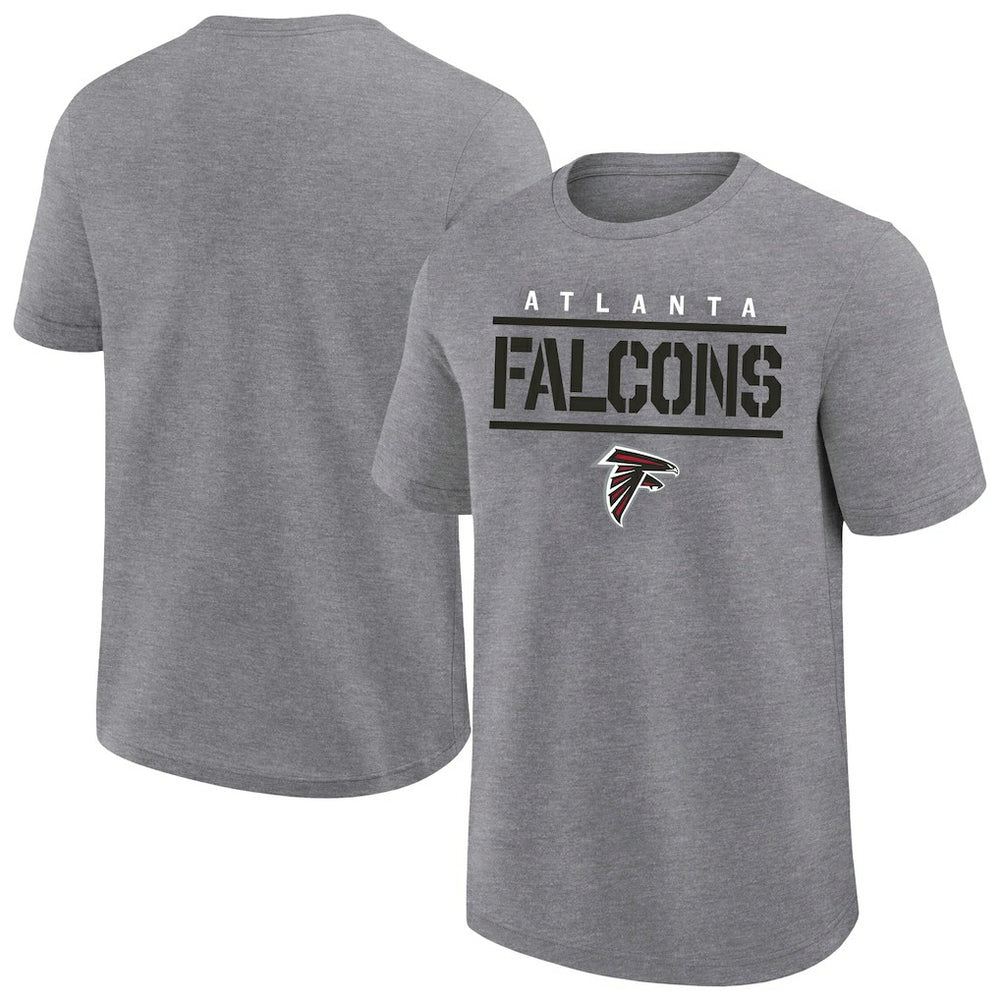 Atlanta Falcons Big & Tall Top Notch T-Shirt Heather Gray | Fanatics