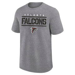 Atlanta Falcons Big & Tall Top Notch T-Shirt Heather Gray | Fanatics