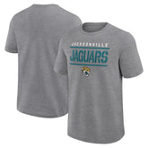 Jacksonville Jaguars Big & Tall Top Notch T-Shirt Heather Gray | Fanatics