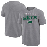New York Jets Big & Tall Top Notch T-Shirt Heather Gray | Fanatics