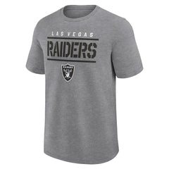 Las Vegas Raiders Big & Tall Top Notch T-Shirt Heather Gray | Fanatics
