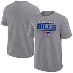 Buffalo Bills Big & Tall Top Notch T-Shirt Heather Gray | Fanatics