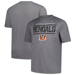 Cincinnati Bengals Big & Tall Top Notch T-Shirt Heather Gray | Fanatics