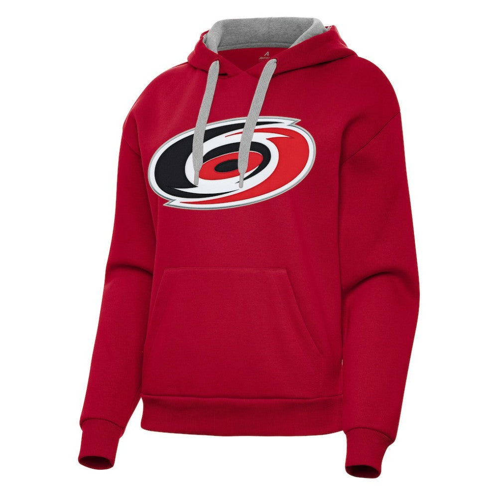 Carolina Hurricanes Antigua Women's Victory Pullover Hoodie - Red - NHL