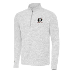 Anaheim Ducks Antigua Cause Quarter-Zip Top - Gray - NHL