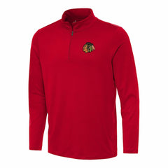 Chicago Blackhawks Antigua Reprocess Quarter-Zip Top - Red - NHL
