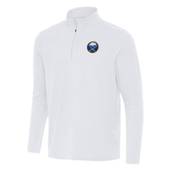 Buffalo Sabres Antigua Intent Quarter-Zip Top - White - NHL