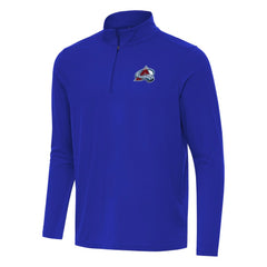 Colorado Avalanche Antigua Intent Quarter-Zip Top - Royal - NHL