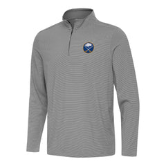 Buffalo Sabres Antigua Twine Quarter-Zip Top - Black - NHL