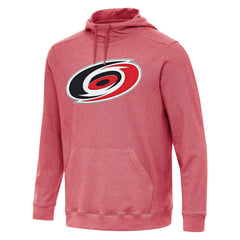 Carolina Hurricanes Antigua Cloud Pullover Hoodie - Heather Red - NHL