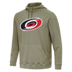Carolina Hurricanes Antigua Cloud Pullover Hoodie - Olive - NHL