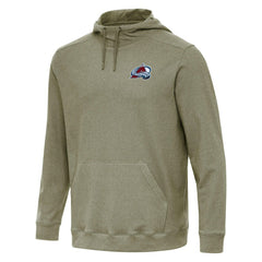 Colorado Avalanche Antigua Cloud Pullover Hoodie - Olive - NHL