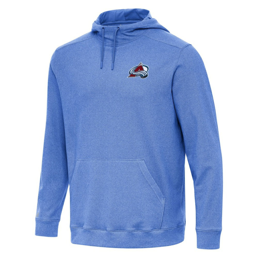 Colorado Avalanche Antigua Cloud Pullover Hoodie - Heather Royal - NHL
