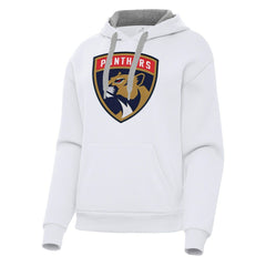 Florida Panthers Antigua Women's Victory Pullover Hoodie - White - NHL