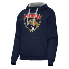 Florida Panthers Antigua Women's Victory Pullover Hoodie - Navy - NHL