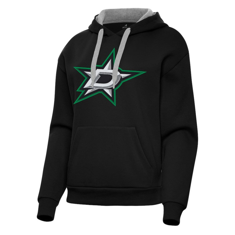Dallas Stars Antigua Women's Victory Pullover Hoodie - Black - NHL