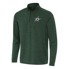 Dallas Stars Antigua Bright Quarter-Zip Top - Hunter Green - NHL