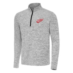 Detroit Red Wings Antigua Cause Quarter-Zip Top - Black - NHL