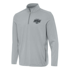 Los Angeles Kings Antigua Perilous Quarter-Zip Sweatshirt - Gray - NHL