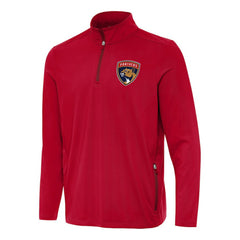 Florida Panthers Antigua Perilous Quarter-Zip Sweatshirt - Red - NHL