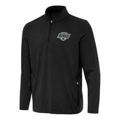 Los Angeles Kings Antigua Perilous Quarter-Zip Sweatshirt - Black - NHL