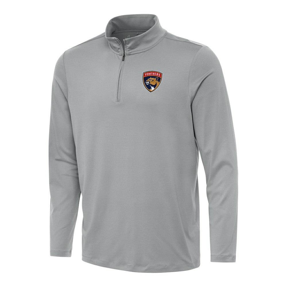 Florida Panthers Antigua Reprocess Quarter-Zip Top - Gray - NHL