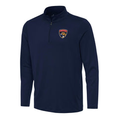 Florida Panthers Antigua Reprocess Quarter-Zip Top - Navy - NHL