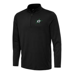 Dallas Stars Antigua Reprocess Quarter-Zip Top - Black - NHL