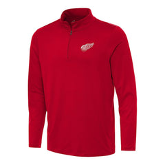 Detroit Red Wings Antigua Reprocess Quarter-Zip Top - Red - NHL