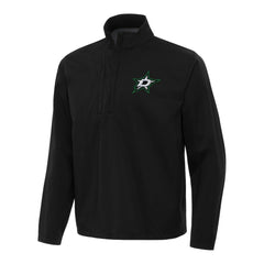 Dallas Stars Antigua Brisk Quarter-Zip Windbreaker - Black - NHL