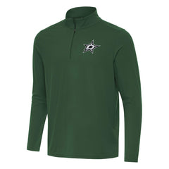Dallas Stars Antigua Intent Quarter-Zip Top - Hunter Green - NHL