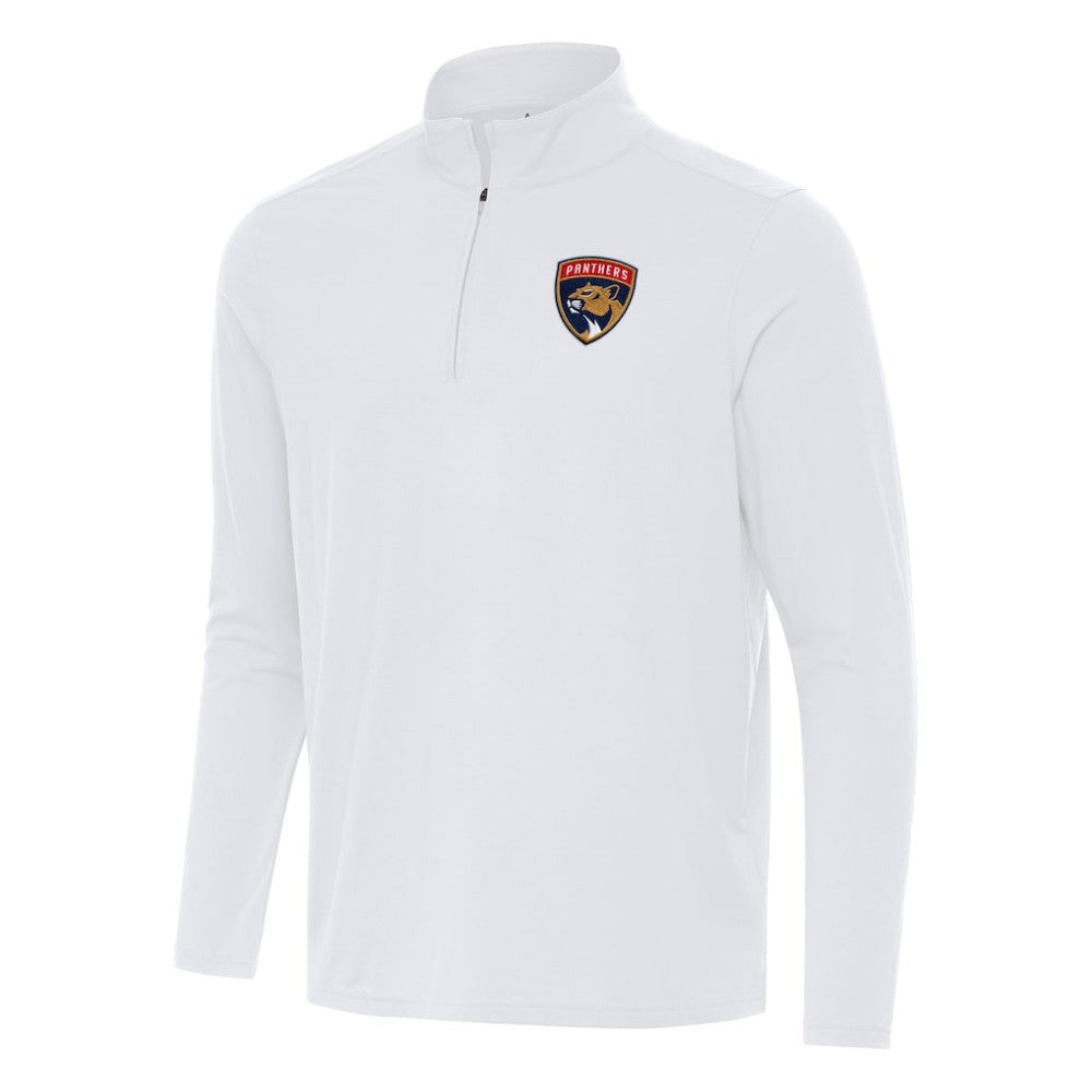 Florida Panthers Antigua Intent Quarter-Zip Top - White - NHL