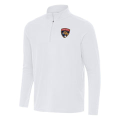 Florida Panthers Antigua Intent Quarter-Zip Top - White - NHL