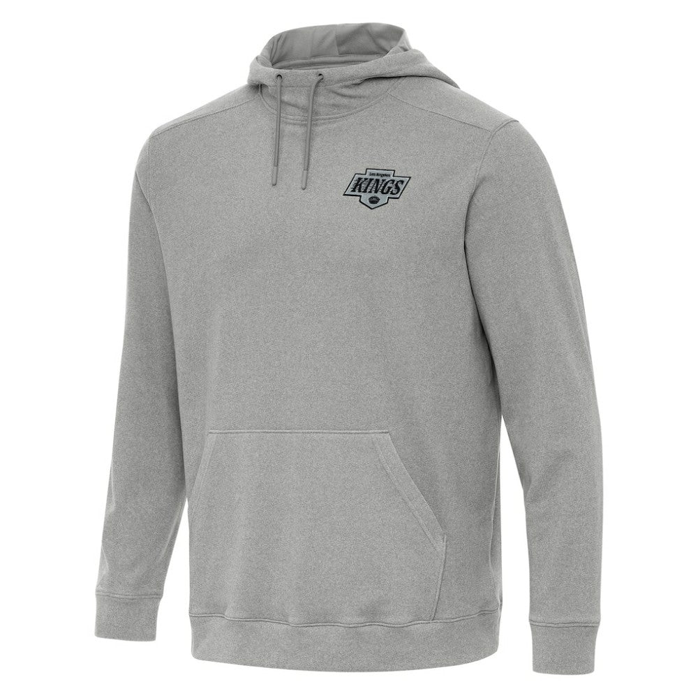 Los Angeles Kings Antigua Cloud Pullover Hoodie - Heather Gray - NHL