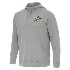 Dallas Stars Antigua Cloud Pullover Hoodie - Heather Gray - NHL
