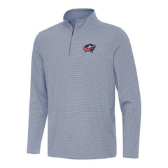 Columbus Blue Jackets Antigua Twine Quarter-Zip Top - Navy - NHL