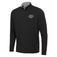 Los Angeles Kings Antigua Content Quarter-Zip Pullover Top - Black/Gray - NHL