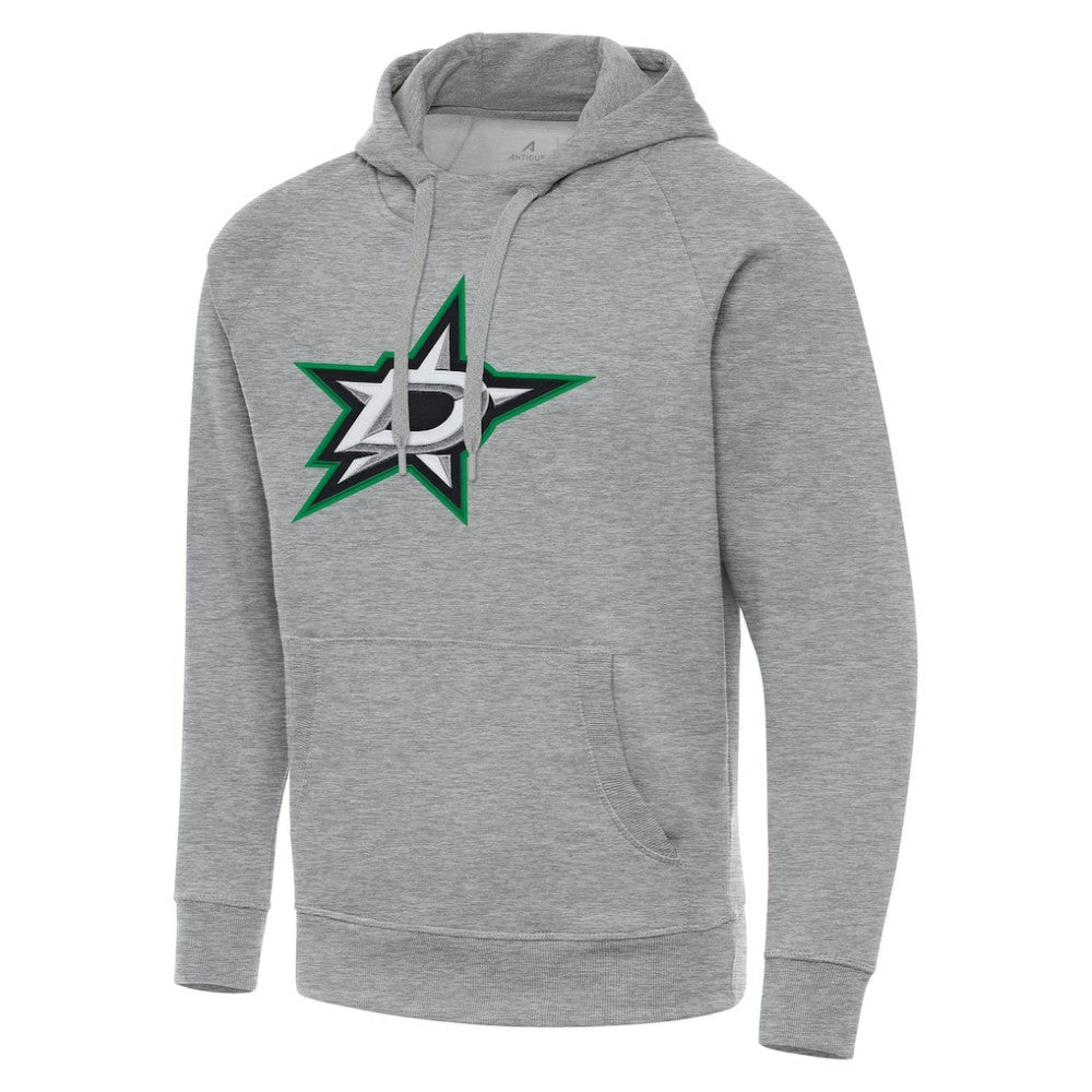 Dallas Stars Antigua Big & Tall Victory Pullover Hoodie - Heather Gray - NHL