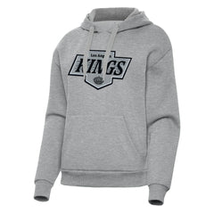 Los Angeles Kings Antigua Women's Victory Pullover Hoodie - Heather Gray - NHL