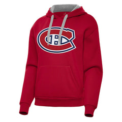 Montreal Canadiens Antigua Women's Victory Pullover Hoodie - Red - NHL