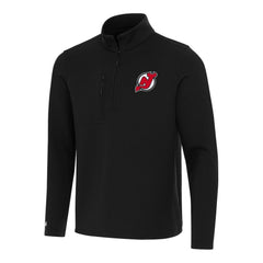 New Jersey Devils Antigua Insider Quarter-Zip Top - Black - NHL
