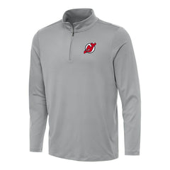 New Jersey Devils Antigua Reprocess Quarter-Zip Top - Gray - NHL