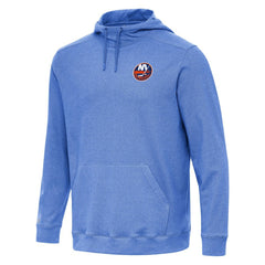 New York Islanders Antigua Cloud Pullover Hoodie - Heather Royal - NHL