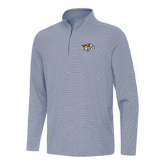 Nashville Predators Antigua Twine Quarter-Zip Top - Navy - NHL