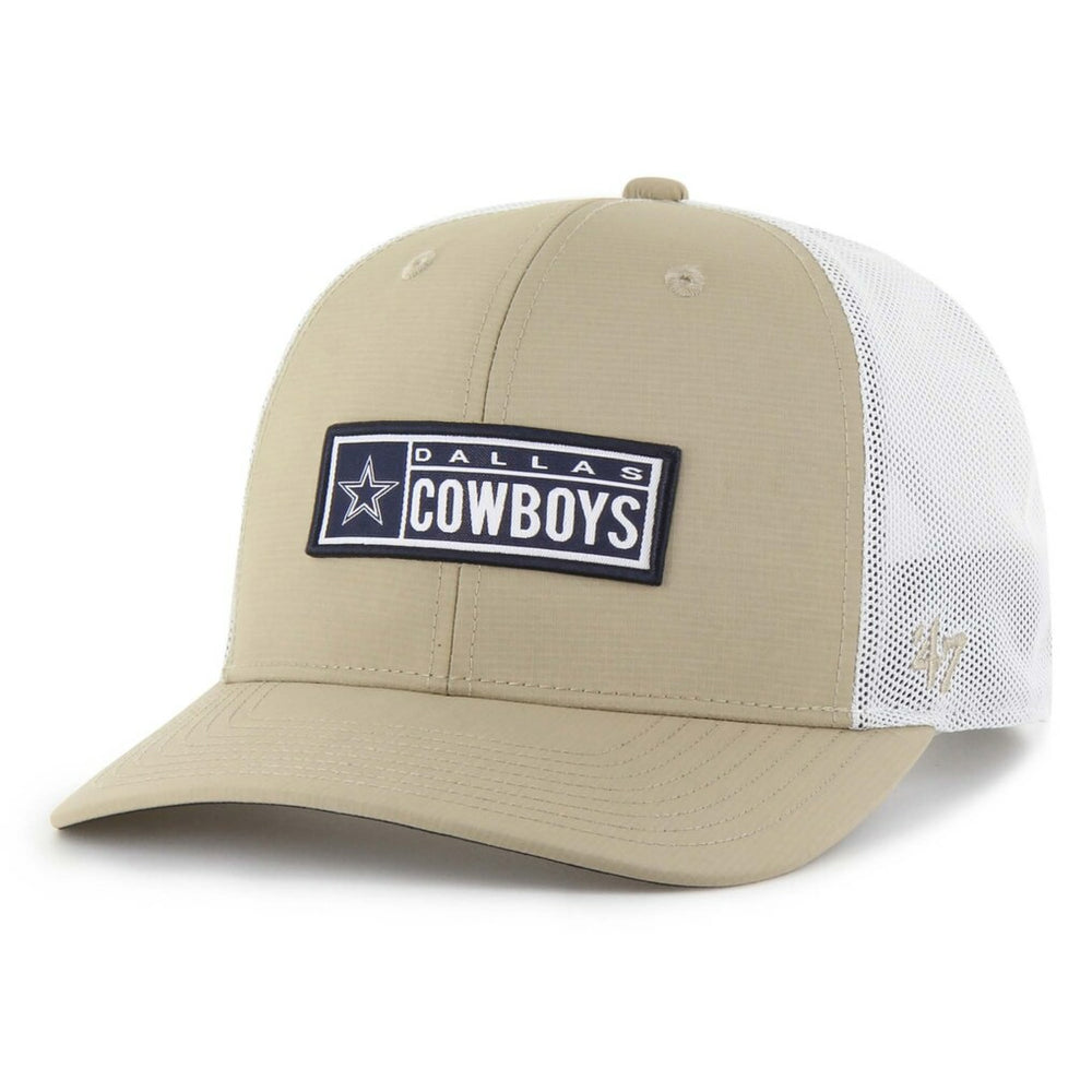 Dallas Cowboys '47 Acapulco brrr° Trucker Adjustable Hat Khaki | 47 brand