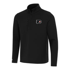 Philadelphia Flyers Antigua Insider Quarter-Zip Top - Black - NHL