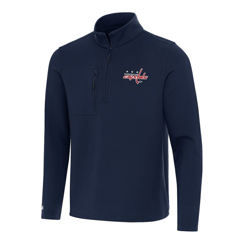 Washington Capitals Antigua Insider Quarter-Zip Top - Navy - NHL
