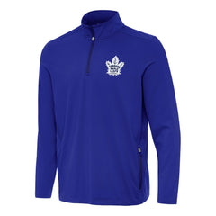 Toronto Maple Leafs Antigua Perilous Quarter-Zip Sweatshirt - Royal - NHL