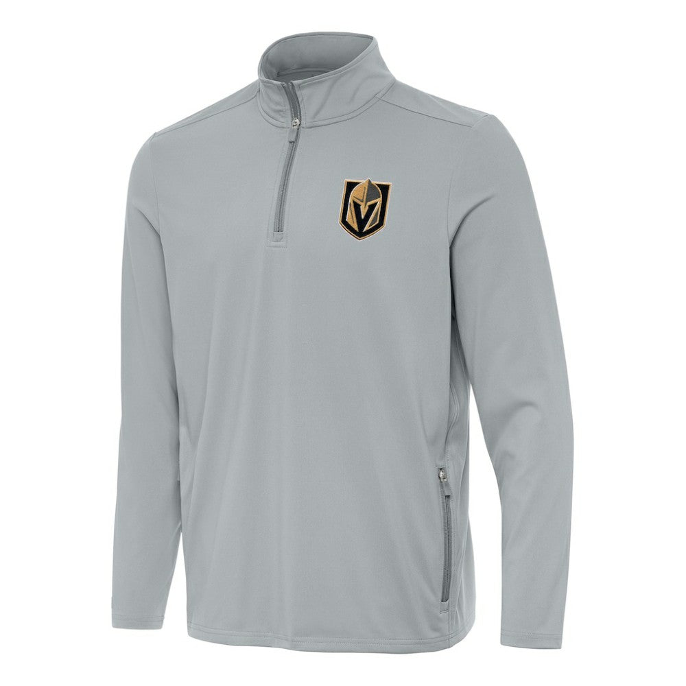 Vegas Golden Knights Antigua Perilous Quarter-Zip Sweatshirt - Gray - NHL