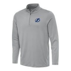 Tampa Bay Lightning Antigua Reprocess Quarter-Zip Top - Gray - NHL